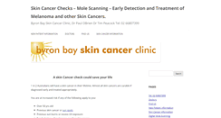 Desktop Screenshot of byronbayskincancerclinic.com.au
